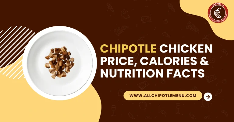 Chipotle Chicken Price, Calories & Nutrition Facts