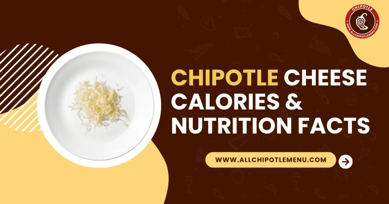 Chipotle Cheese Calories & Nutrition Facts